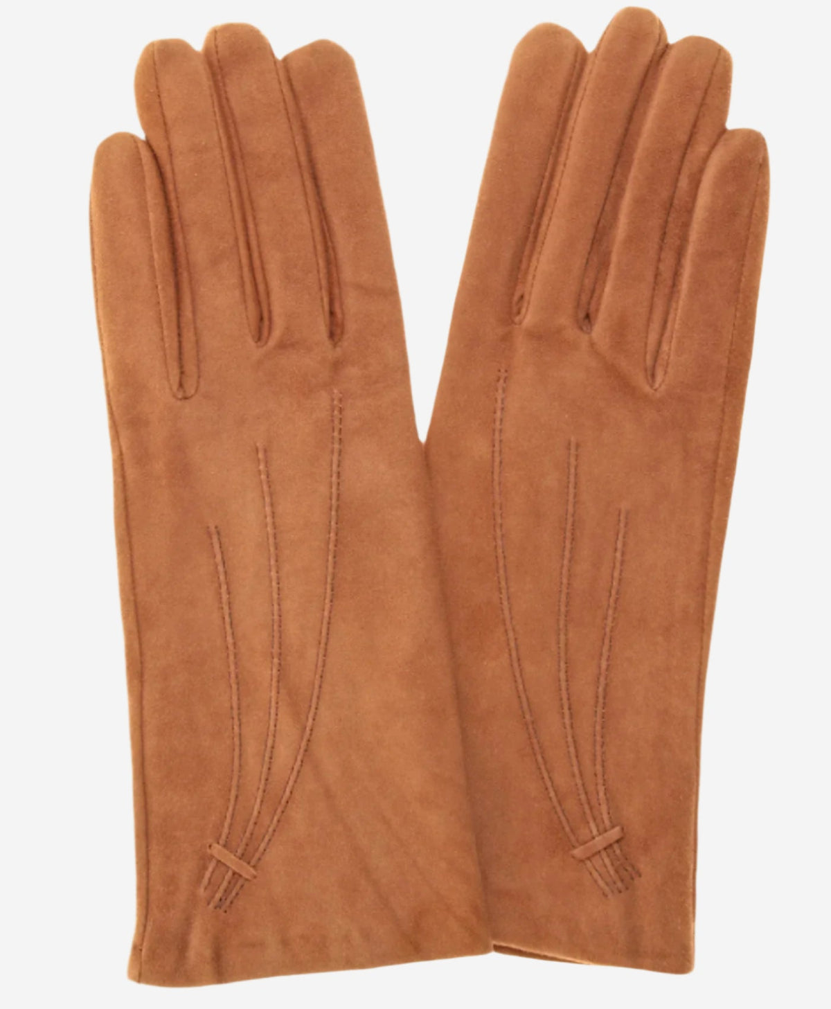 EC4520 (cinnamon) - Women's Italian Cashmere Lined Suede Gloves - Glamourous Grace