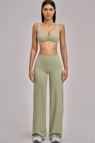 The Swoon Sports Bra Flared Leggings 2-Piece Set