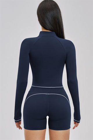 The Unbound Jacket Sports Bra Shorts 3-Piece Set