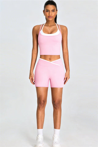 The Dwell Crop Top Shorts 2-Piece Set