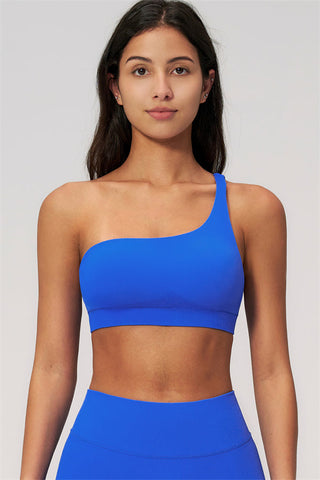 The Empower One-Shoulder Sports Bra