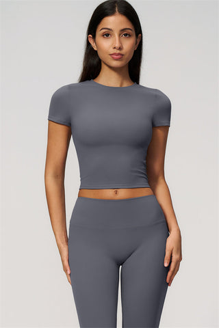 The Zura T-shirt Capri Leggings 2-Piece Set