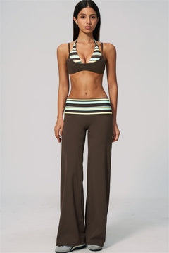 The Enliven Sports Bra Straight Leg Pants 2-Piece Set