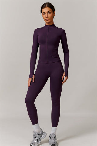 The Nova Luxe Jacket Sports Bra Leggings 3-Piece Set