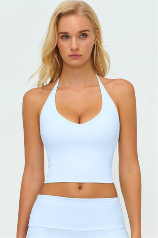 The Twirl Halter Tank Top New Straight Leg Pants 2-Piece Set