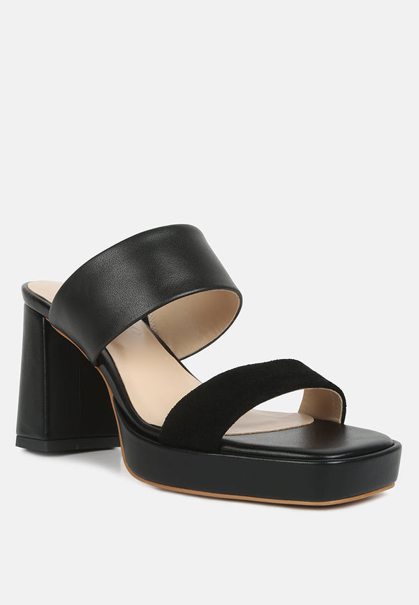 Eddlia Slip On Platform Sandals - Glamourous Grace