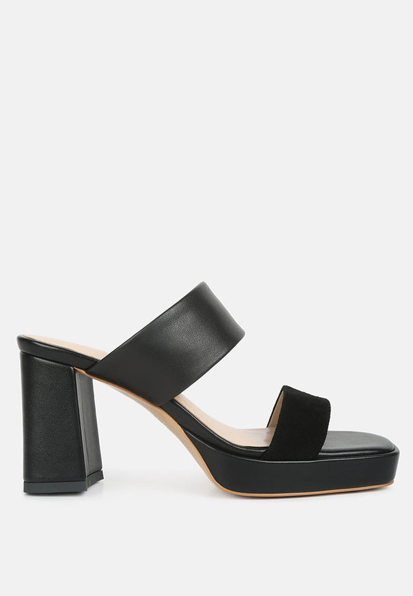 Eddlia Slip On Platform Sandals - Glamourous Grace