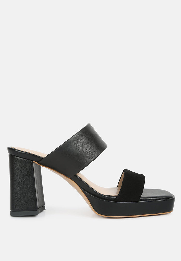 Eddlia Slip On Platform Sandals - Glamourous Grace