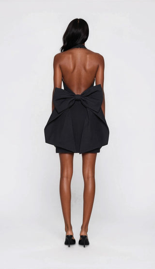 Eden Cocktail Mini Dress – Black - Glamourous Grace