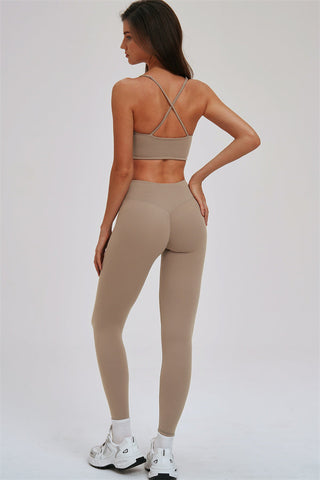 The Kinetic Cross Back Sports Bra Leggings 2-Piece Set