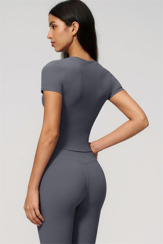 The Zura T-shirt Capri Leggings 2-Piece Set