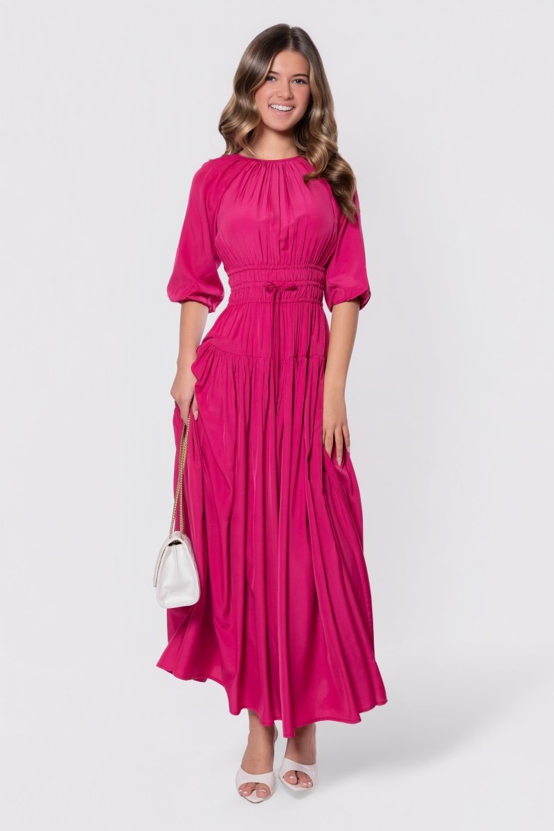 Eleanor Dress (Pink) - Glamourous Grace