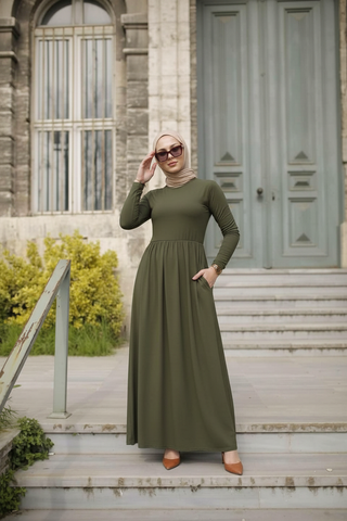Elena Jersey Maxi - Green