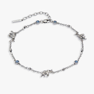 Elephant Inline Charm Anklet