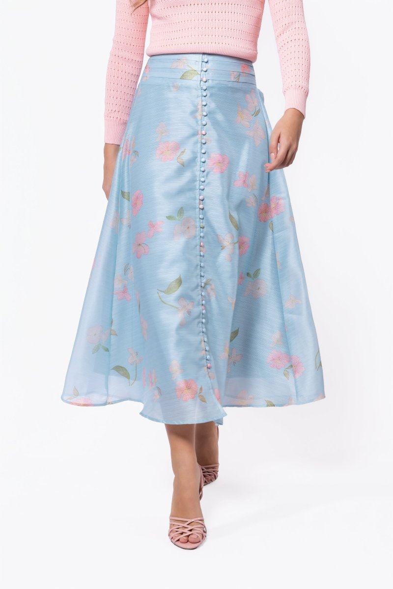 Elia Skirt (Mint Ground) - Glamourous Grace