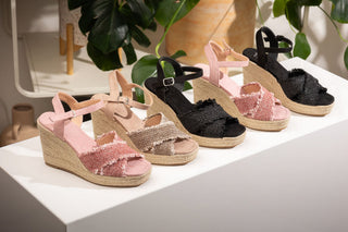 Elinor Wedge in Pink - Glamourous Grace