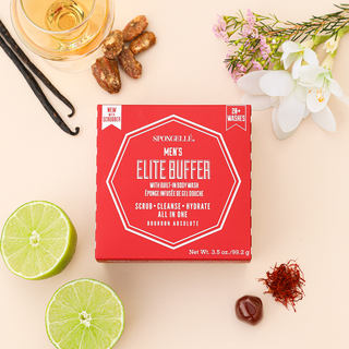 20+ Men's Elite Buffer | Black Scrubber - Glamourous Grace