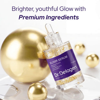 Elixir Serum - 24k Gold Ceramides Niacinamide Vitamin C