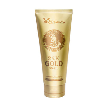 Elizavecca 24K Gold Snail Foam Cleansing 180ml - Glamourous Grace