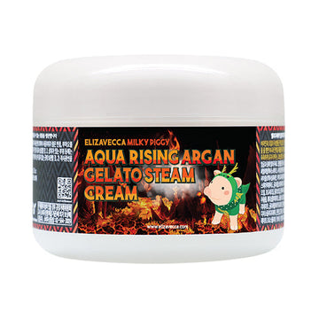 Elizavecca Aqua Rising Argan Gelato Steam Cream 100ml - Glamourous Grace