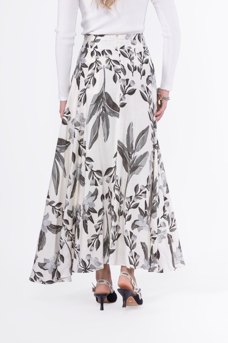 Ella Skirt 38" (White/Black) - Glamourous Grace
