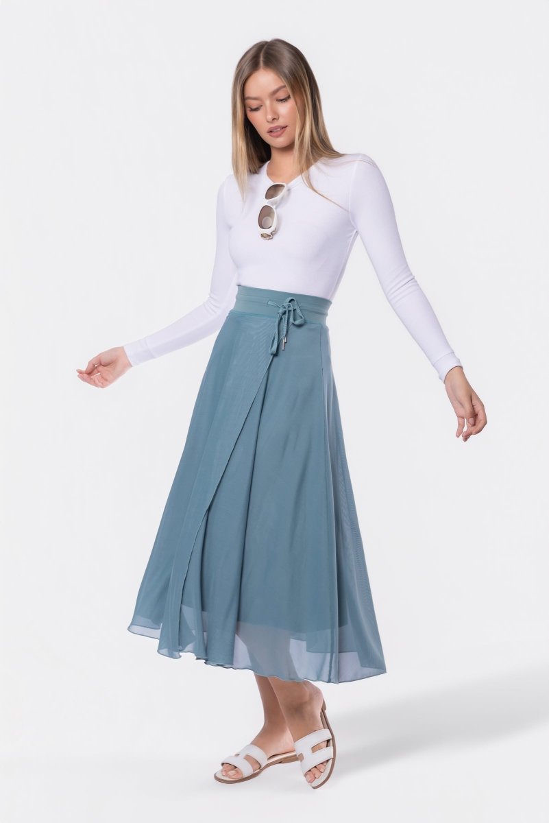 Ellen Skirt (Teal) - Glamourous Grace