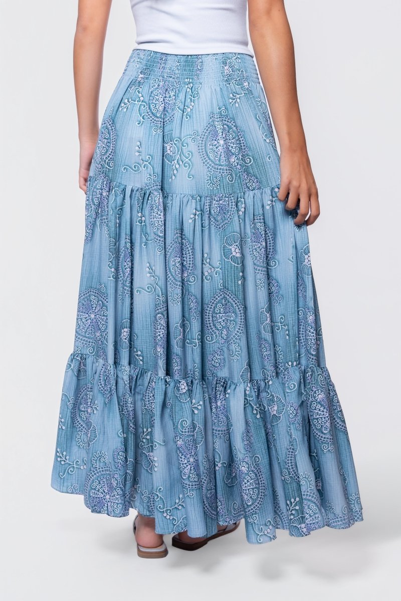 Eloisa Skirt (Green Pattern) - Glamourous Grace
