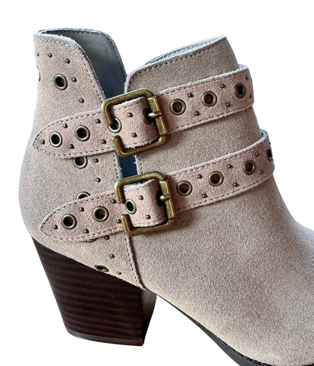 Elsa Leather Ankle Boot in Taupe - Glamourous Grace