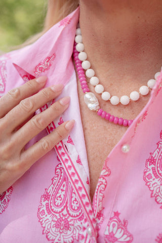 Elsie - Quartz Single Strand Necklace - Glamourous Grace