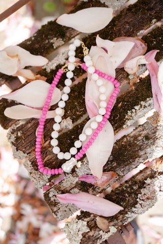 Elsie - Quartz Single Strand Necklace - Glamourous Grace