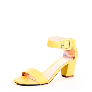Elyse Faux Leather Sandal Heels - Glamourous Grace