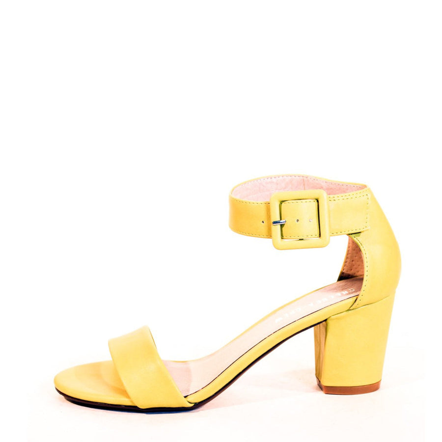 Elyse Faux Leather Sandal Heels - Glamourous Grace