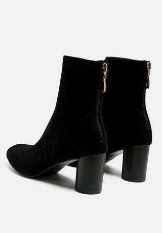 Emerson Micro Suede Ankle Boots - Glamourous Grace