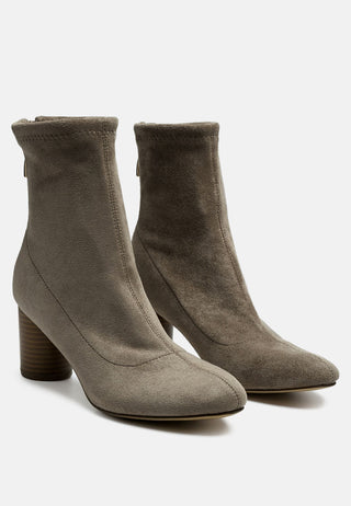 Emerson Micro Suede Ankle Boots - Glamourous Grace