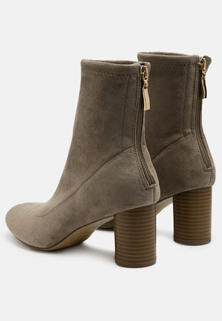 Emerson Micro Suede Ankle Boots - Glamourous Grace