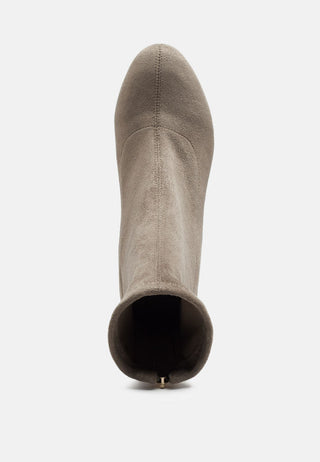 Emerson Micro Suede Ankle Boots - Glamourous Grace