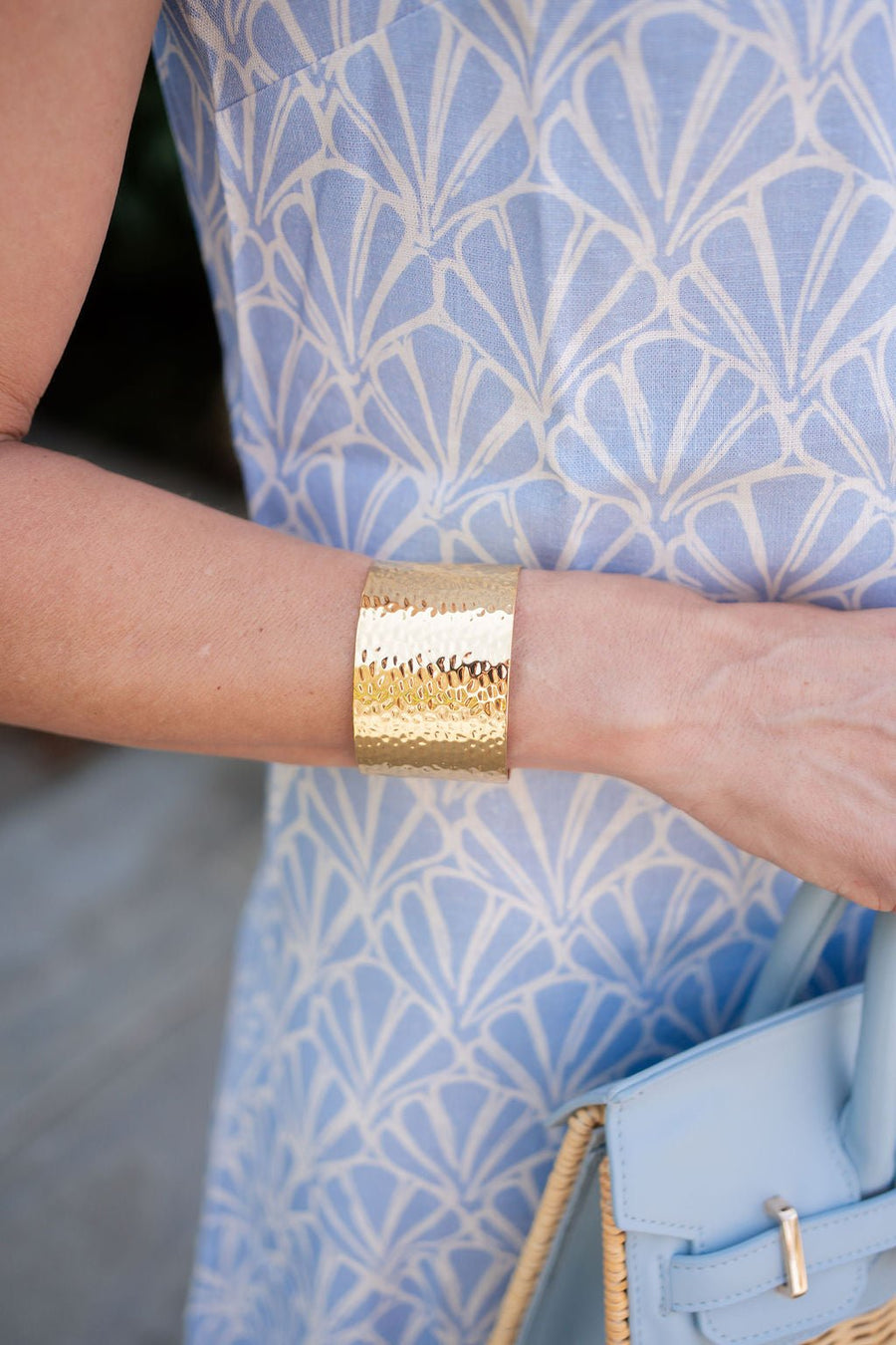 Emily Gold Cuff - 18k Gold Plated - Glamourous Grace