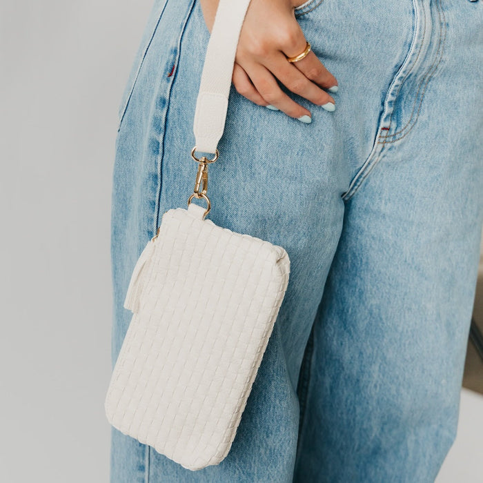 Emma Woven Clutch Wristlet - Glamourous Grace