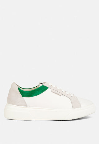 Endler Color Block Leather Sneakers