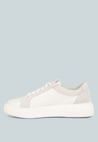 Endler Color Block Leather Sneakers