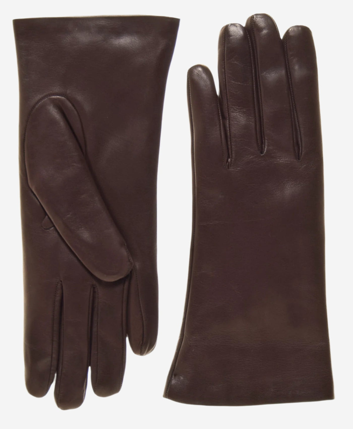 ER4003 (brown) - Women's Italian Rabbit Fur Gloves - Glamourous Grace