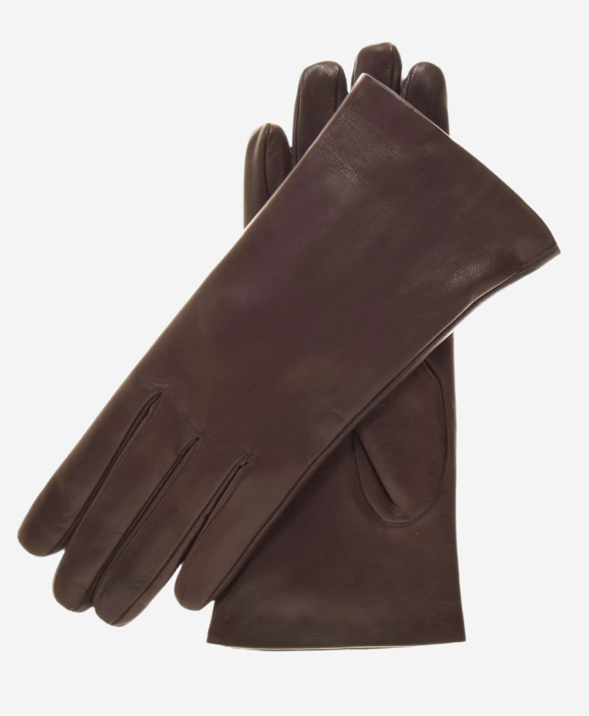 ER4003 (brown) - Women's Italian Rabbit Fur Gloves - Glamourous Grace