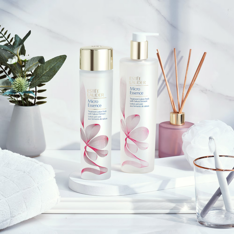 Estee Lauder Micro Essence Treatment Lotion Toner Fresh with Sakura Ferment - Glamourous Grace