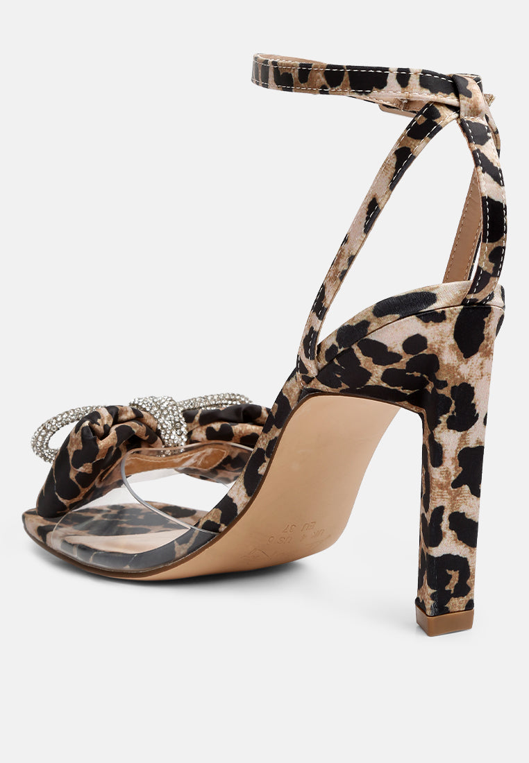 Etherium Bow With Heeled Sandals - Glamourous Grace