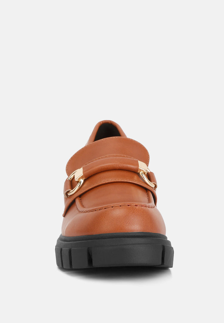 Evangeline Chunky Platform Loafers