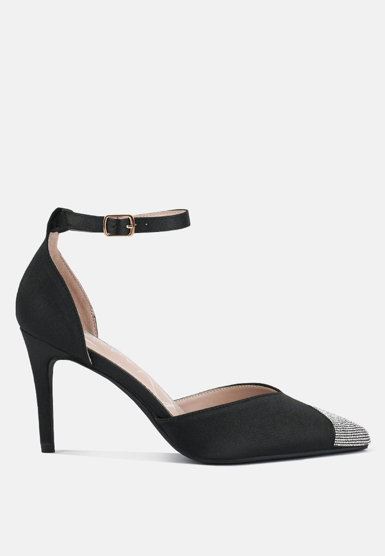 Everalda Toe Cap Embellished Sandals - Glamourous Grace