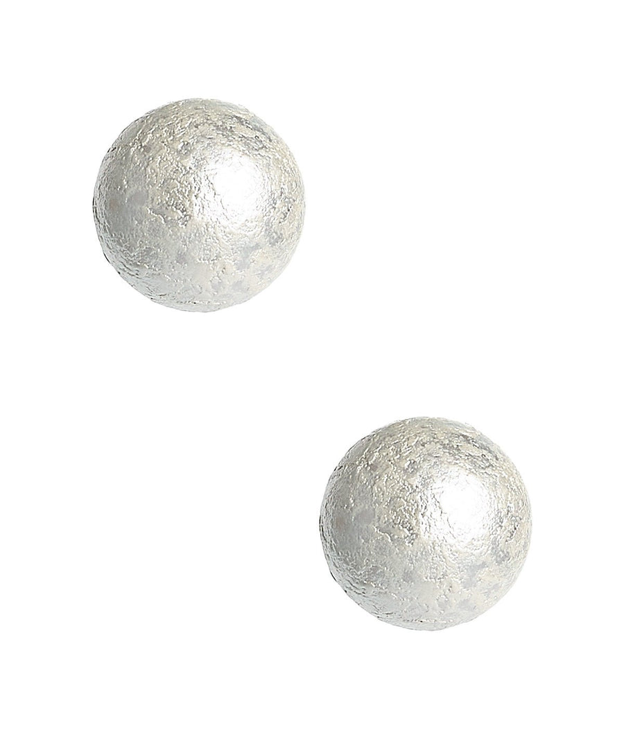 Evie - Cotton Pearl Stud Earring - 18k Gold Plated - Glamourous Grace