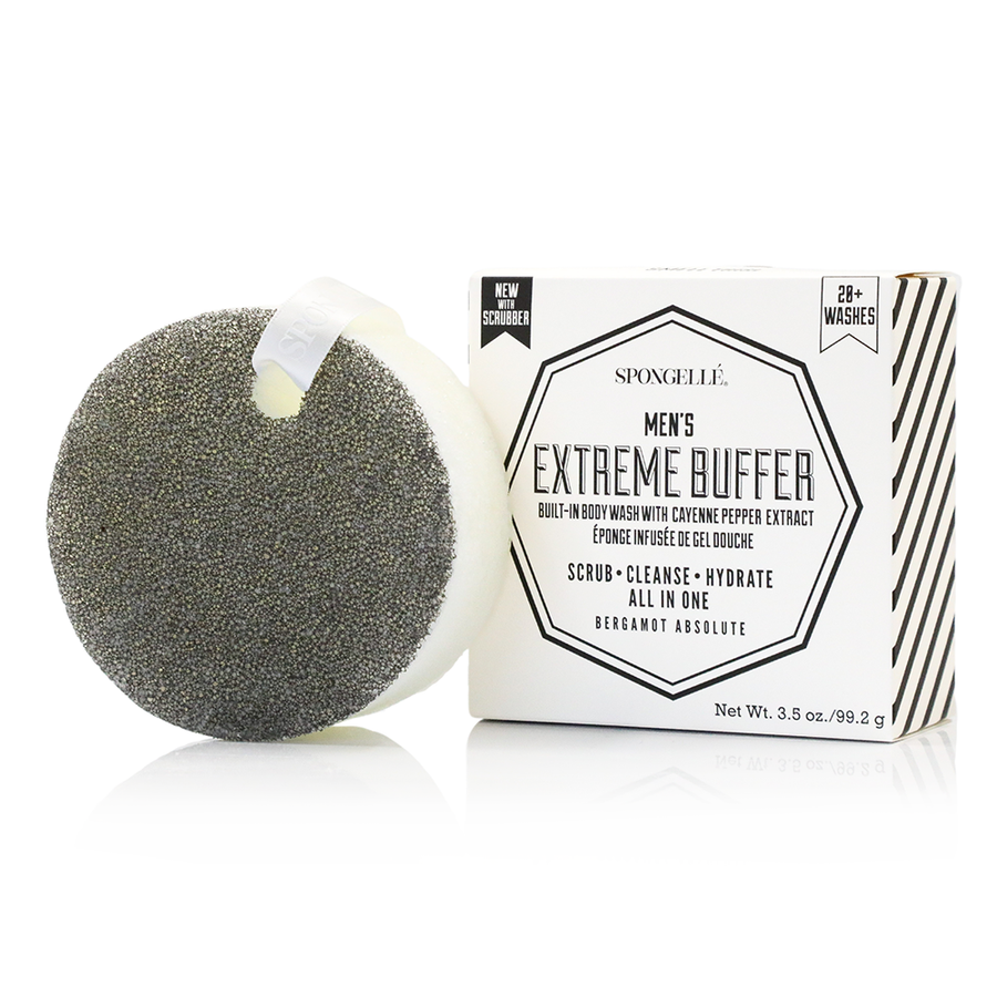 20+ Men's Extreme Buffer | Black Scrubber - Glamourous Grace
