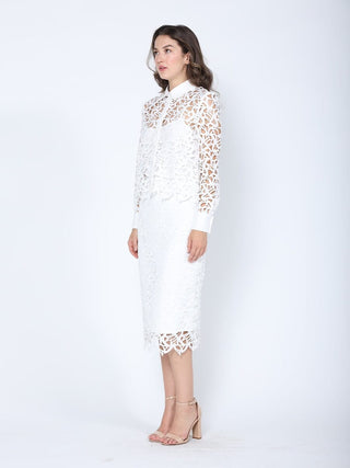Eyelet Lace Embroidered Blouse