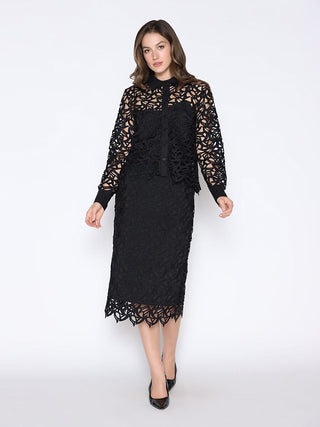 Eyelet Lace Embroidered Blouse
